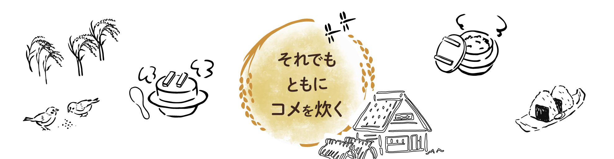 それでもともにコメを炊く